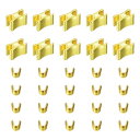 uxcell ジッパー修理キット ジッパーラッチスライダーリテーナー バッグコートジャケット用 クローズエンドジッパー交換用 #8 ボトムストップ5x8.2x5...