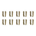 uxcell ダブルオープンジッパー修理ラッチキット #10インサートピン ジャケットコート双方向分離ジッパー用 ブロンズトーン 10セット