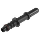 uxcell 車の燃料ホースパイプ クイック切断 アダプタコネクタ プッシュオンEFI継手 プラスチック 7.89mm-内径6 62mm高さ