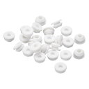 uxcell 25個 シリコンプラグ 6.5-7mm 穴に適したラバーラウンドスナップインロッキングホールプラグ 金属チューブ用 防水ホールプラグ 家具エンドキ...