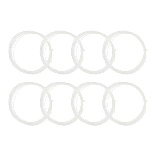 PATIKIL 10 M x 0.75 mm バドミントンラケットストリング 8個 高い柔軟性 ナイロン弦の交換 スレッドライン バドミントン修理アクセサリー ホワイト PATIKIL 10 M x 0.75 mm バドミントンラケットストリング 8個 高い柔軟性 ナイロン弦の交換 スレッドライン バドミントン修理アクセサリー ホワイト