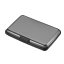 PATIKIL アルミニウム 財布クレジットカードホルダー 6スロット 男性 女性 RFIDブロッキング金属ボックス 硬質プロテクターケース 名刺IDカード用 グレー