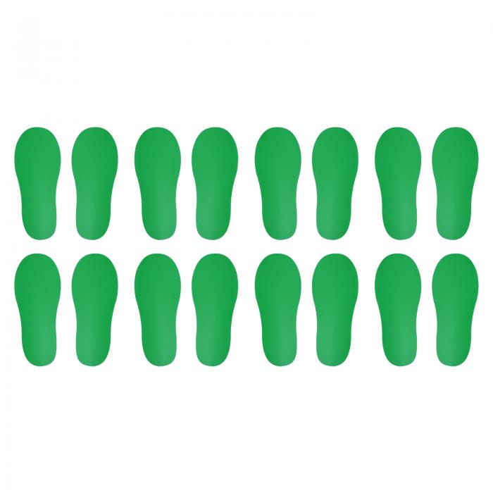 PATIKIL 200 x 78mm 足跡フロアステッカー 8ペア入り PVC シューズ フットプリント 床 壁 階段用ステッ..