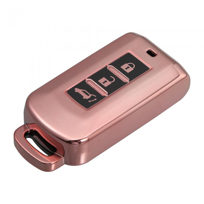 ACROPIX キーフォブケース キーレスエントリーリモートカバー TPU Mitsubishiに対応 Outlanderに対応 1個 ピンク