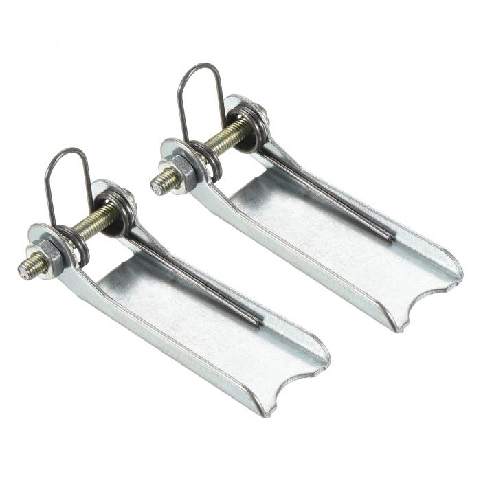 PATIKIL 44mm 交換用フックラッチ 2個 金属 牽引レシーバー ヒッチ クレビス フック トレーラー用 シルバー