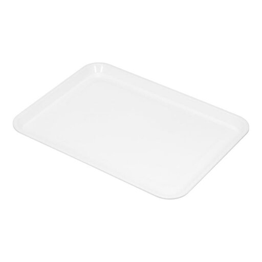 PATIKIL 33x24.5cm ファストフードトレイ プラスチック 多目的 長方形 サービング トレイ レストラン ホーム キッチン用 ホワイト PATIKIL 33x24.5cm ファストフードトレイ プラスチック 多目的 長方形 サービング トレイ レストラン ホーム キッチン用 ホワイト
