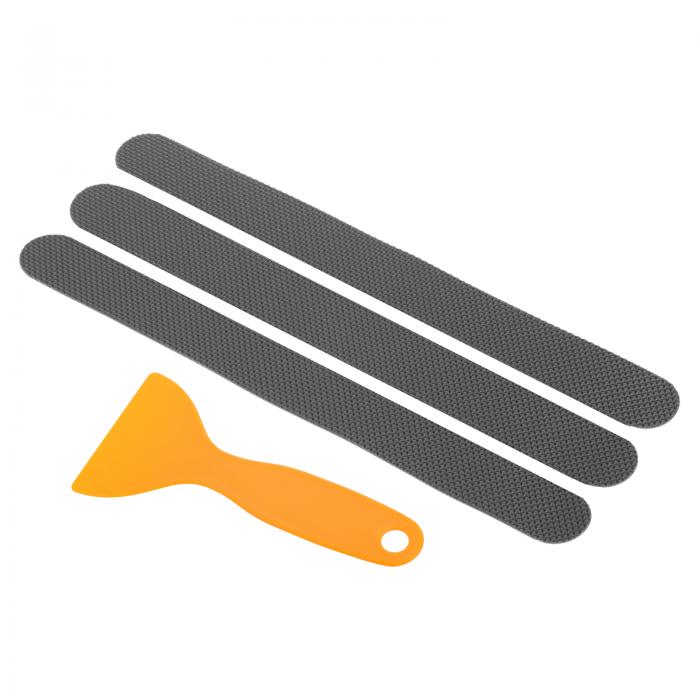 PATIKIL 200 x 20mm 滑り止めグリップテープ 12本 滑り止め牽引ストリップ 四角 スクレーパ付き 階段 ..