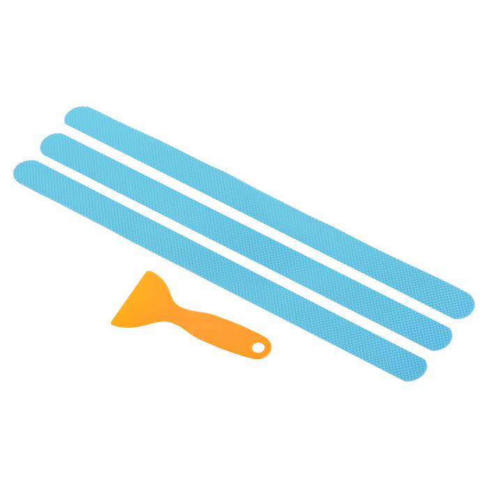 PATIKIL 380 x 20mm 滑り止めグリップテープ 12本 滑り止め牽引ストリップ 四角 スクレーパ付き 階段 ..