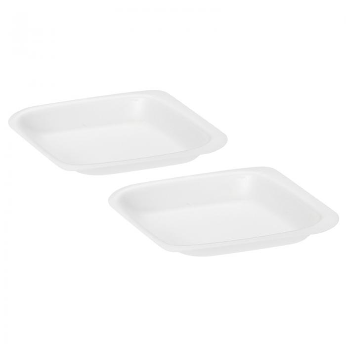 PATIKIL ひし形計量ボート 20個 プラスチック 5mL 小型 使い捨て パウダーディスペンサー 計量混合用 ..