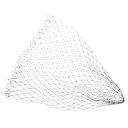 PATIKIL フィッシングネット ランディングネット 釣りネット 直径50cm PE メッシュ着陸魚網 淡水海水釣り用 グレー
