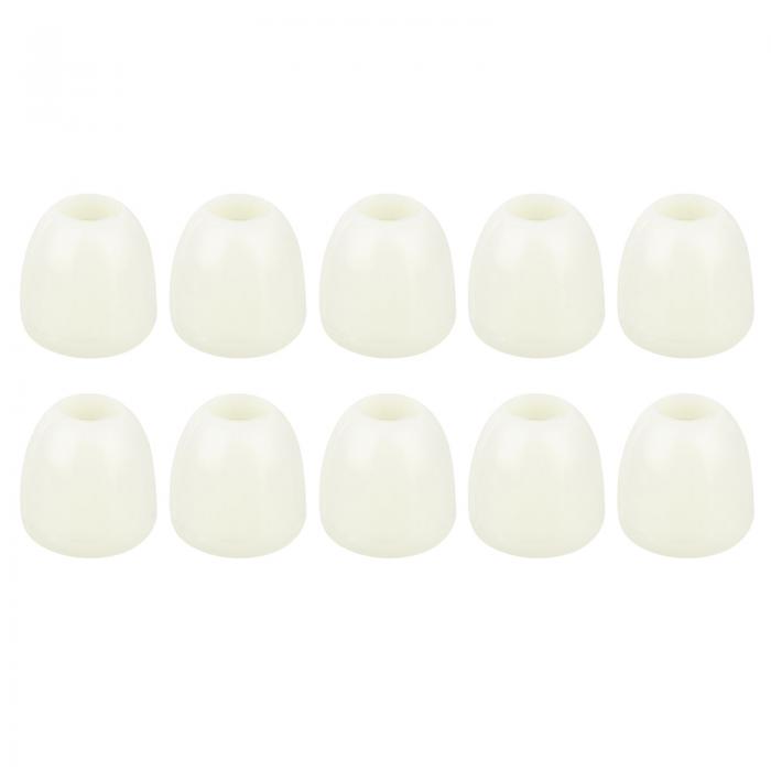 uxcell 20個入りプラスチックベルエンドストッパー 衣類バックパックドローストリング用ロープファスナー ホワイト