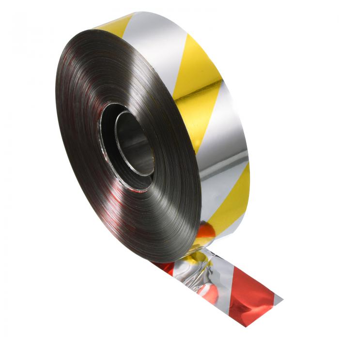 PATIKIL 鳥反射恐怖テープ 300m x 2.4cm PET 両面 はじくリボン 遠ざける鳥 ガーデン ファーム ホーム..