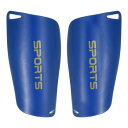 PATIKIL Sサイズ サッカーすねパッド 2個 PVC スポーツ保護ガード 若者用 ブルー