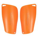 PATIKIL Sサイズ サッカーすねパッド 2個 PVC スポーツ保護ガード 若者用 オレンジ