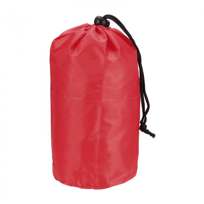PATIKIL 衣類収納巾着袋 小型 衣類毛布収納袋 ストラップ付き キャンプ旅行用 レッド