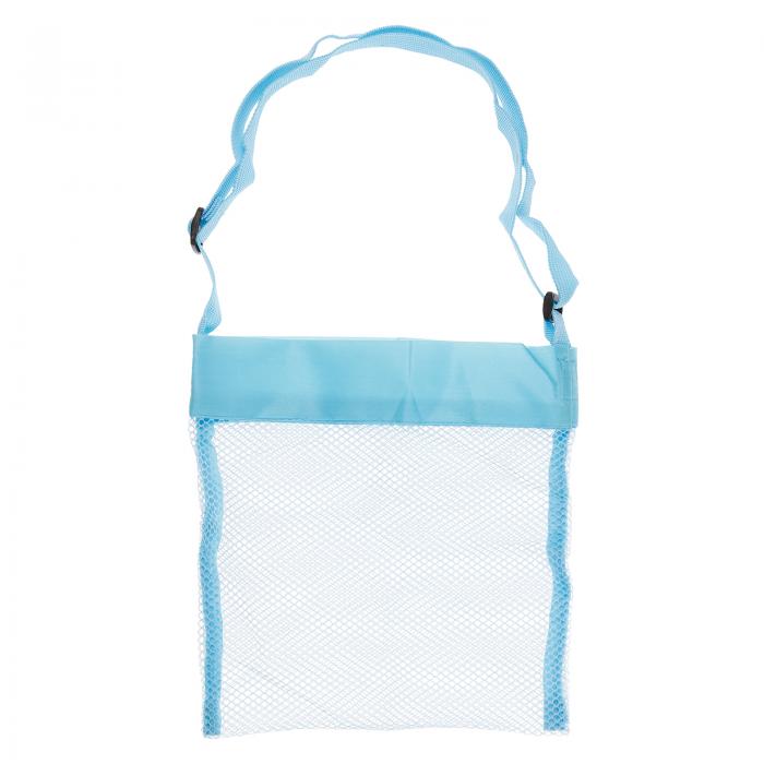 PATIKIL メッシュビーチバッグ スモールサイズ サンドバックパックシーシェルトートバッグ 調節可能な..