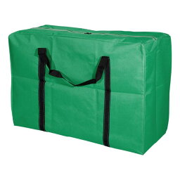 PATIKIL クローゼット収納バッグ 150L容量 洋服ブランケットオーガナイザー 折り畳み可能 ラージ ムービング トートバッグ 寝具用 グリーン