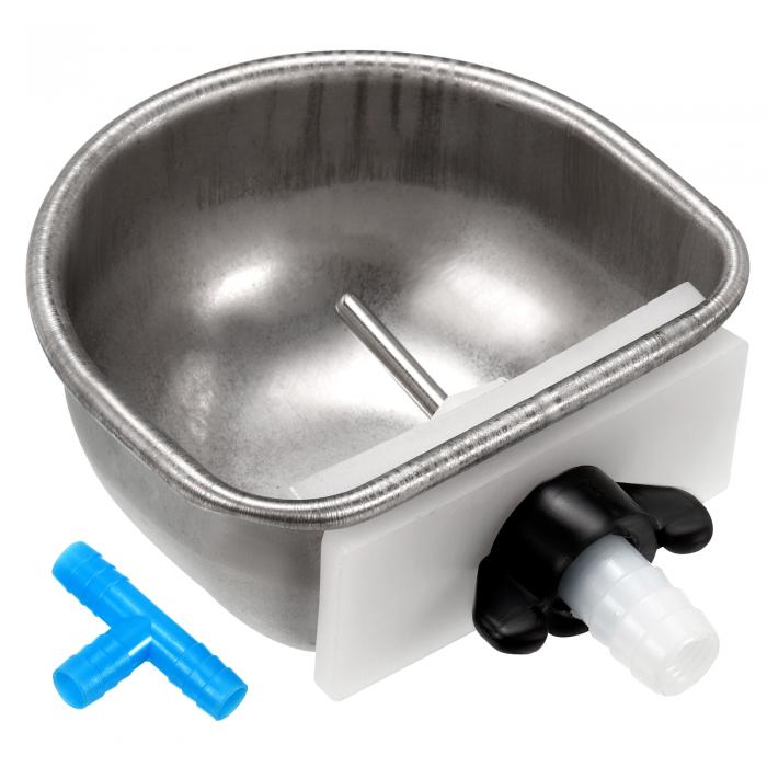 PATIKIL 87 mm幅 ウサギ給水器カップ 自動 家禽ドリンカーボウルスプリット 小動物用 ハムスター飲用 ..