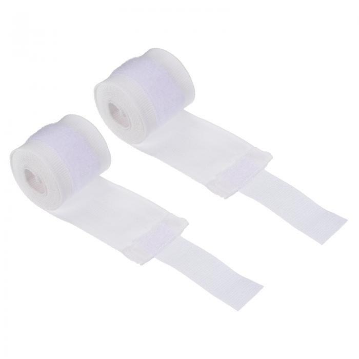 PATIKIL ボクシングハンドラップ 2個 150 cm長さ 弾性 格闘技拳包帯 ムエタイ キックボクシング用 ホワイト