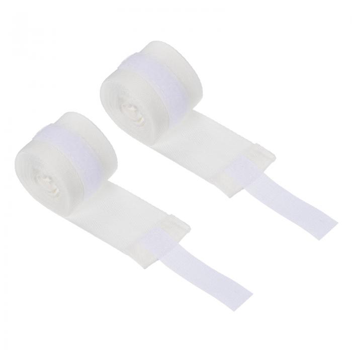 PATIKIL ボクシングハンドラップ 2個 300 cm長さ 格闘技拳包帯 ムエタイ キックボクシング用 ホワイト