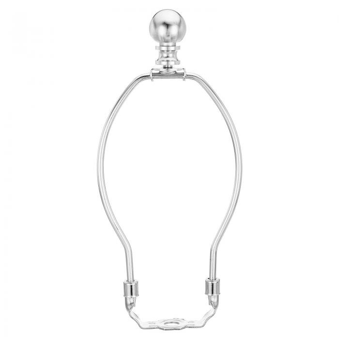 PATIKIL 175 mm ランプハープキット フィニアル付き 1セット 着脱式ランプシェードブラケットホルダー ..