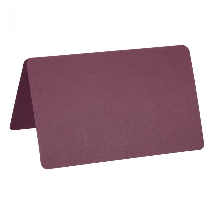 PATIKIL グリーティングカード 50個 好意装飾品 折り畳み式ブランクカード 結婚式 パーティー DIYの装飾用 テーブル名席札 ブルゴーニュ カード紙