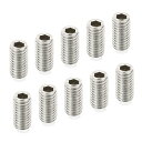 PATIKIL M5x10 mm グラブスクリュー 10個 メトリック六角穴付きヘッド ナイロン カップポイントセットねじ 内部六角ドライブ ハードウェア 30...