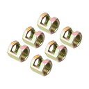 PATIKIL 1/8IP 六角カップリングナット 6個 メスねじコネクタ 15 mm 六角スリーブ ナットロッド バー スタッドチューブジョイントハードウェア ランプ修理DIY用(3)