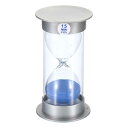 PATIKIL 15ミニッツサンドタイマー サンディクロック プラスチックカバー付き カウントダウン砂時計 ゲーム キッチン パーティー記念品 DIY装飾用 ブルーサンズ