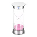 PATIKIL 40ミニッツサンドタイマー サンディクロック プラスチックカバー付き カウントダウン砂時計 ゲーム キッチン パーティー記念品 DIY装飾用 ピンクサンズ