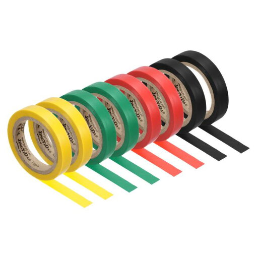 PATIKIL 8 M グリップ仕上げテープ 8個 PVC ラケット仕上げテープ ラケットアクセサリー 粘着シール テニスバドミントン用 レッド/イエロー/グリーン/ブラック PATIKIL 8 M グリップ仕上げテープ 8個 PVC ラケット仕上げテープ ラケットアクセサリー 粘着シール テニスバドミントン用 レッド/イエロー/グリーン/ブラック