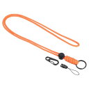 PATIKIL パラコードランヤード 520 mm ネックレスキーチェーンコード 金属クラスプフックリングストラップ キー ホイッスル IDカード バッジホルダ...