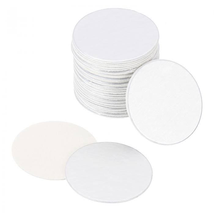 PATIKIL 18mm アルミホイルキャップライナー 150個 改ざん防止 誘導ヒートシーラー シーリングライナー..