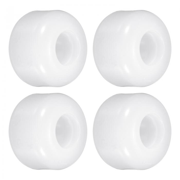 PATIKIL 54 mm スケートボードホイール 4個 ストリートホイール スケートボード用 クルーザーホイール交換用 85A ホワイト