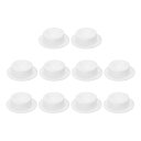 uxcell 10個入りホールプラグ 1/2"(13 mm) ボタンプラグ 13 mmホールに適合 スナップインロックホールチューブプラグ ゲルチューブ防水プラグ チューブプラグ ホワイト