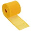 PATIKIL 黄麻布リボン 1個 ワイヤードジュートクラフトロール パーティー ホーム DIY ラッピングデコレーション用 60 mm幅 5 M イエロー