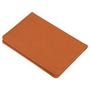 PATIKIL 14.7 cmx10 cm PUレザーパスポートホルダーカバー 旅行財布カードケース ドキュメントオーガナイザー オレンジ