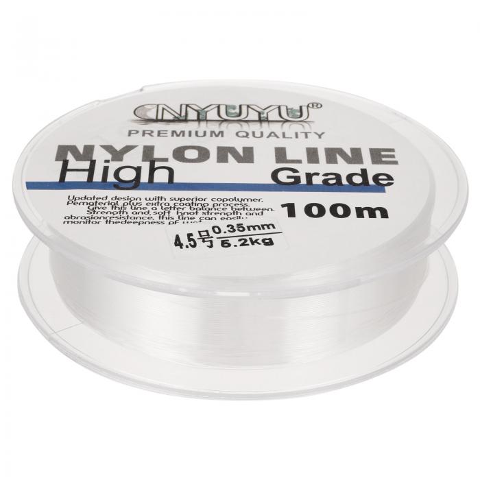 PATIKIL 328FT/109ヤード12lbナイロン釣りライン ナイロンフルオロカーボンコート製 クリア 4.5# コードチャーム装飾壁バルーンランタン 耐...