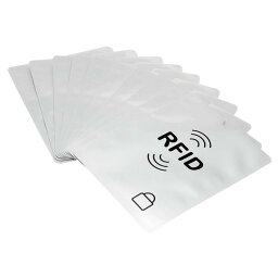 PATIKIL RFID ブロッキングパスポートスリーブ パターン付き 20個 盗難防止 IDプロテクター NFC ウォレット トラベル用 ホワイト