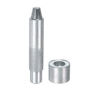 uxcell アイレット穴パンチダイツール 14.5mm 45#鋼製グロメットセッター取り付けツール ホローパンチツールキット ファブリック衣類クラフトバッグ用...