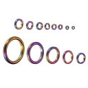 PATIKIL 1.5-23.3 mm 釣り竿修理キット 26個 セラミックガイドリング 海水 淡水釣り用