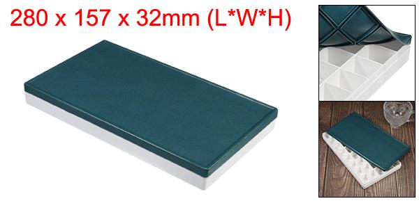 PATIKIL 36コンパートメント ペイントパレット プラスチック ペインティングトレイ ディープセーバーボックス ソフトカバー付き 水彩用 ガッシュ オイルペイント アート