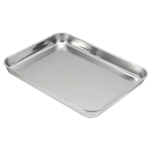 PATIKIL 430ステンレス鋼 トレイ 26x20cm 長方形フラットタイプ 実験器具ツール PATIKIL 430ステンレス鋼 トレイ 26x20cm 長方形フラットタイプ 実験器具ツール