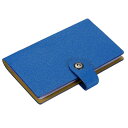PATIKIL タグラベルホルダー 名刺入れ カードオーガナイザー PUレザー 300ポケット カード収納 ブルー