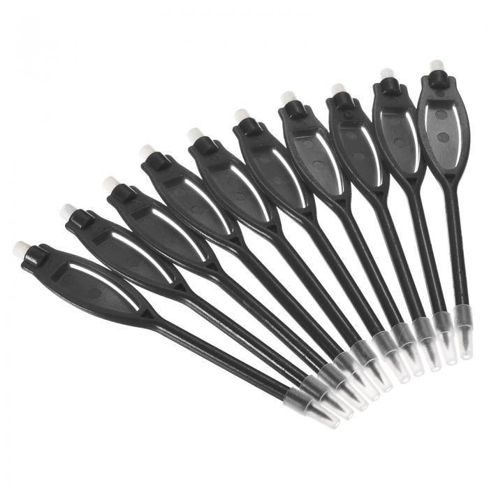 PATIKIL ゴルフ得点鉛筆 消しゴム付き 長方形クリップ プラスチック 2Hマーカーペン スポーツゲーム 会..