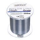 PATIKIL 500M ナイロン釣り糸 2.51kg モノフィラメント弦線 フルオロカーボンコーティング DIY クラフト 吊り飾り用 グレー