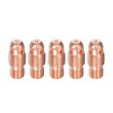 uxcell 5個セット T I G溶接コレットボディ 13N26 (0.040
