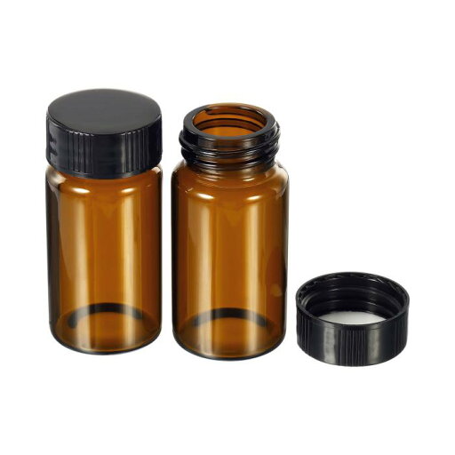 PATIKIL 20mL メディアボトル 10本入り ラウンド ガラス保存瓶 プラスチックネジキャップ ラボホーム用 ブラウン PATIKIL 20mL メディアボトル 10本入り ラウンド ガラス保存瓶 プラスチックネジキャップ ラボホーム用 ブラウン