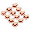 uxcell ボールスタッドリベット 12個 リベットスタッドスクリューボールポストヘッドボタン Dリング付き 財布チェーンコネクターDIYアートレザークラフト...
