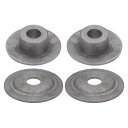 uxcell 卓上研削盤軸座金フランジ 32mm OD x 16mm ID 炭素鋼 ツール 部品 卓上研磨機 4個入り